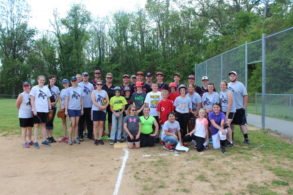 Students, Staff,and Pisgah Baseball team North Canton Elementary